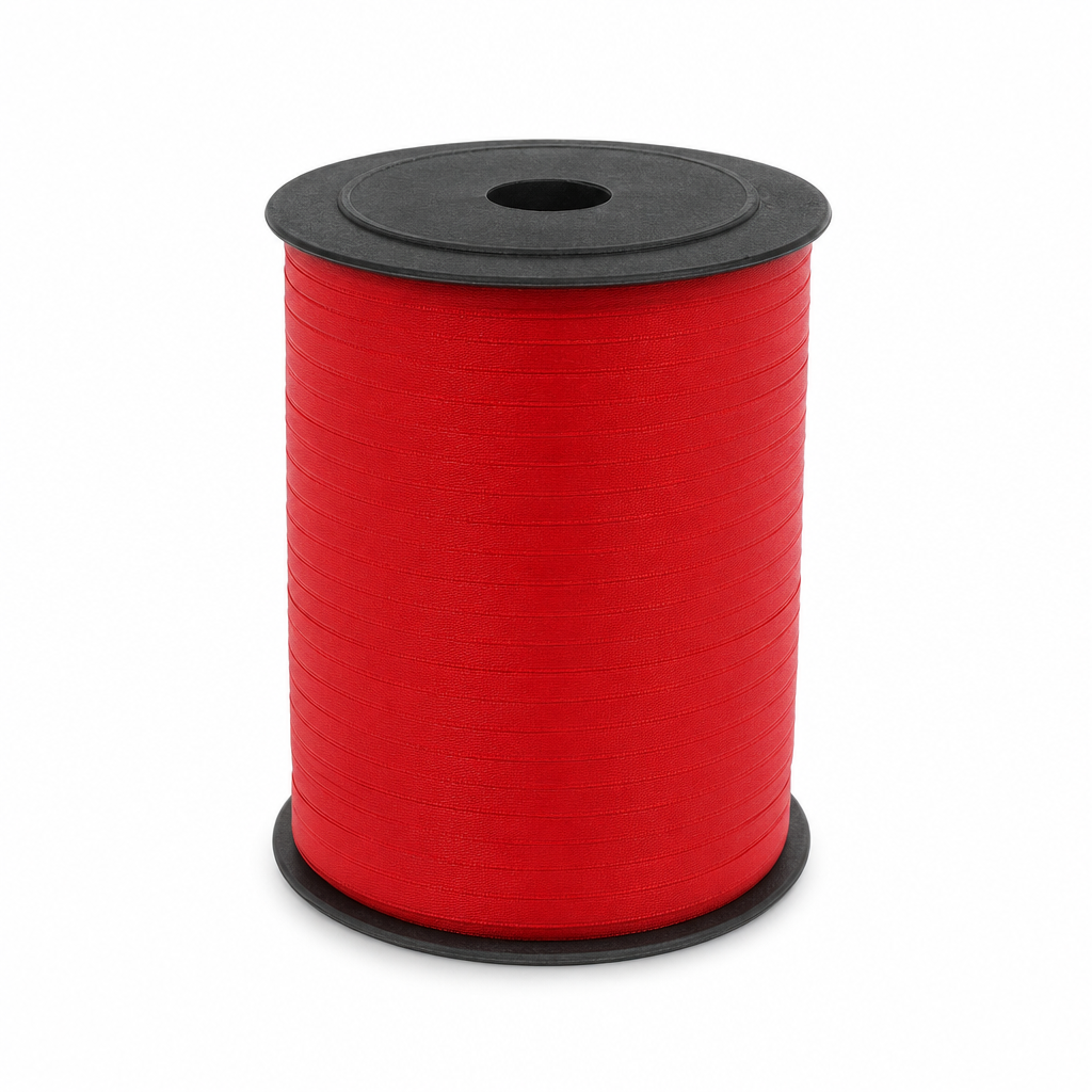 120 Pieces Red Printed Ribbon Roll, 5 mm x 250 yd, Decorative Craft Ribbon for Wrapping and Projects