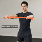 72 Pieces Exercise Loop Resistance Bands, Small Orange, Single Band for Stretching and Workout Training