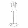 96 Pieces Stainless Steel Multi-Hook Hanging Stand with Circular Base, Freestanding Coat Stand, 1 Piece