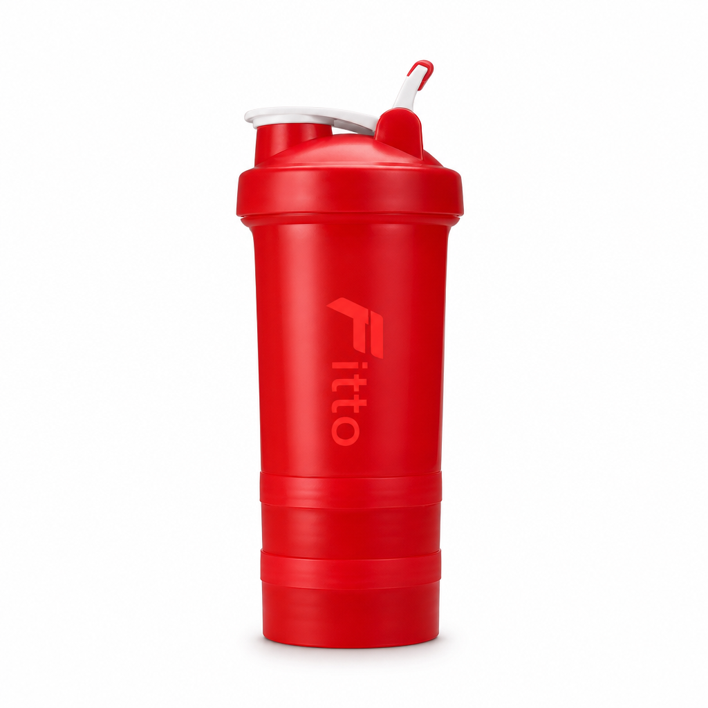96 Pieces Sports Shaker Bottle with Flip Spout, Red, Single Bottle, 25 x 10 x 10 cm