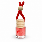 144 Pieces Hanging Bottle Air Freshener, Rose Oud Scent, Car Interior Fragrance, 8 x 4 x 4 cm