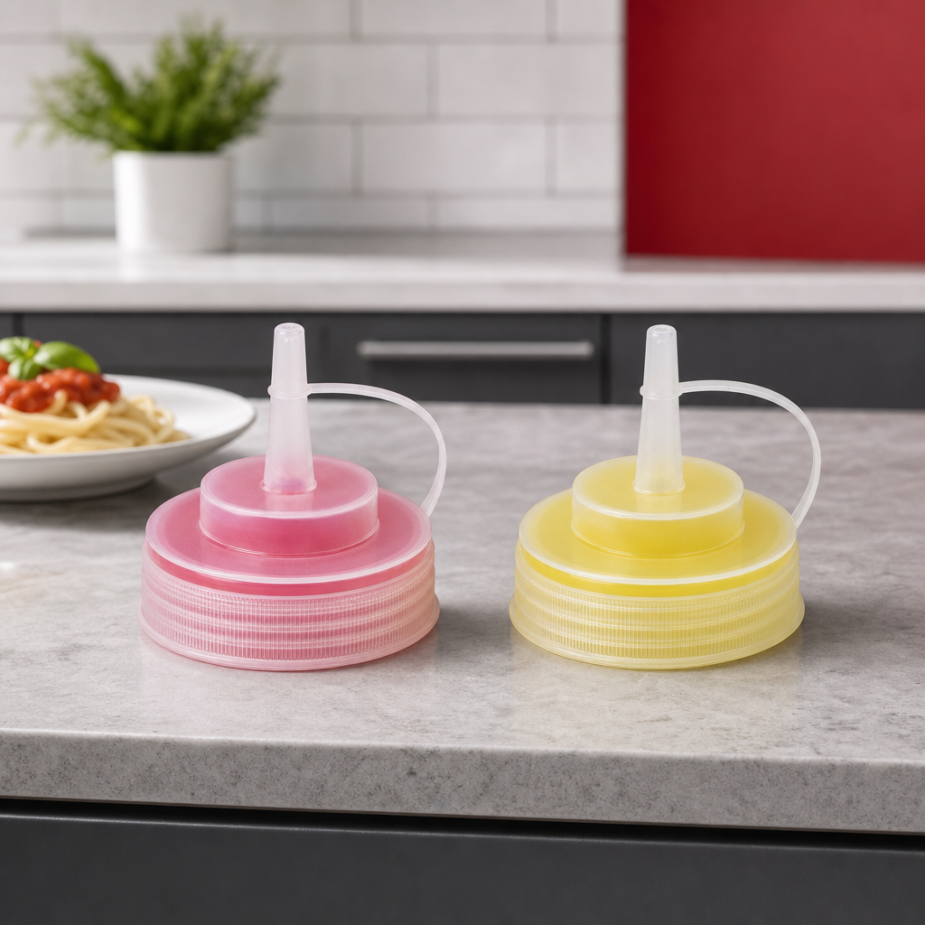 120 Pieces Squeeze Condiment Bottles, Pink and Yellow, 2-Piece Set for Sauces and Dressings