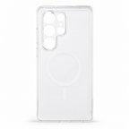 96 Pieces Crystal Clear Magnetic Phone Cases with Ring for Wireless Charging and Raised Camera Protection for S26 Ultra