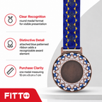 120 Pieces Decorative Sports Medal with Blue Ribbon, Bronze, 10 cm