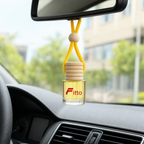 144 Pieces Hanging Bottle Car Air Fresheners, Vanilla Scent, 8 x 4 x 4 cm