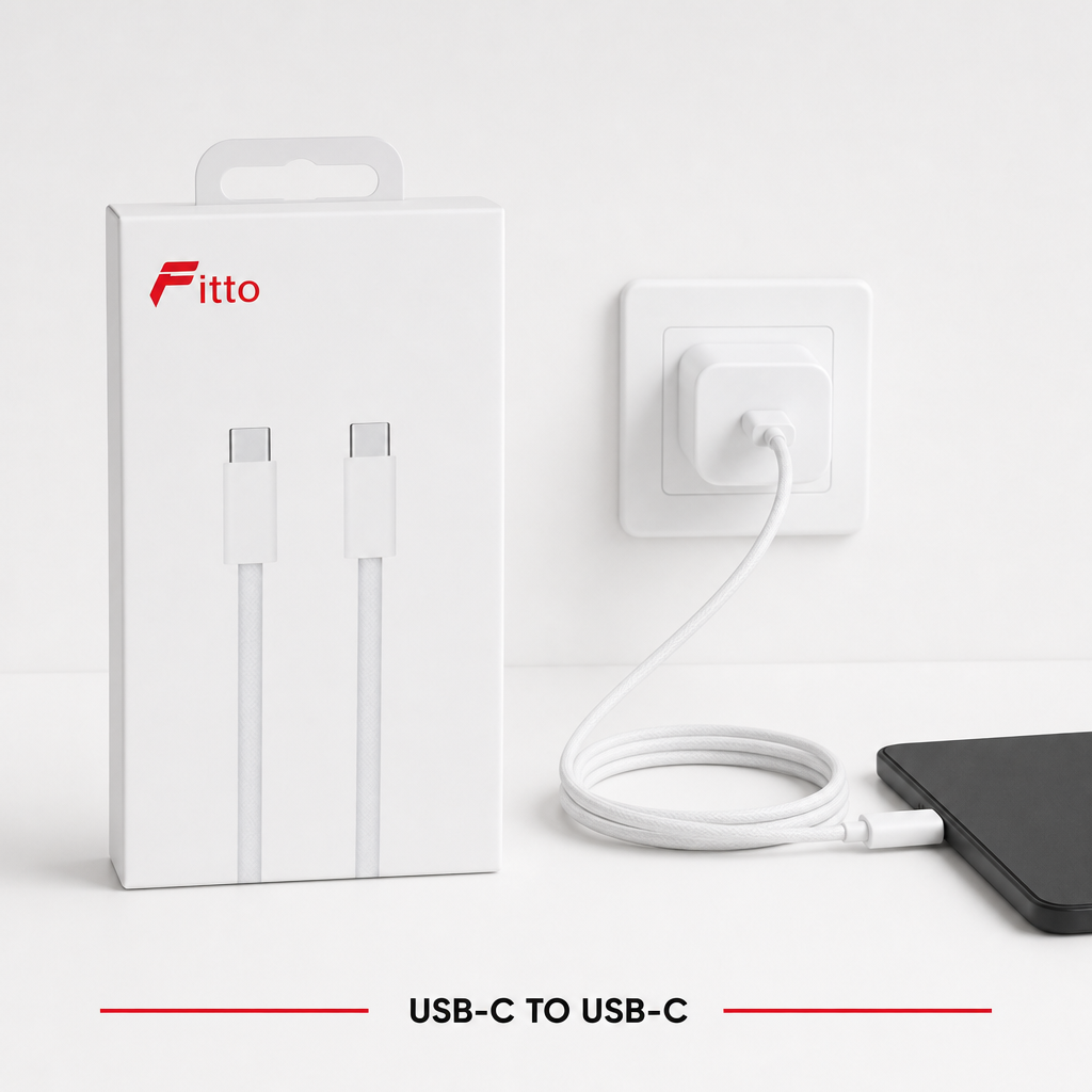 120 Pieces USB-C to USB-C Charging Cables, 60W, 1 m