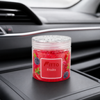 96 Pieces Car Air Fresheners Jelly Pearls Decor, Fruits Scent, Red, 1 Piece