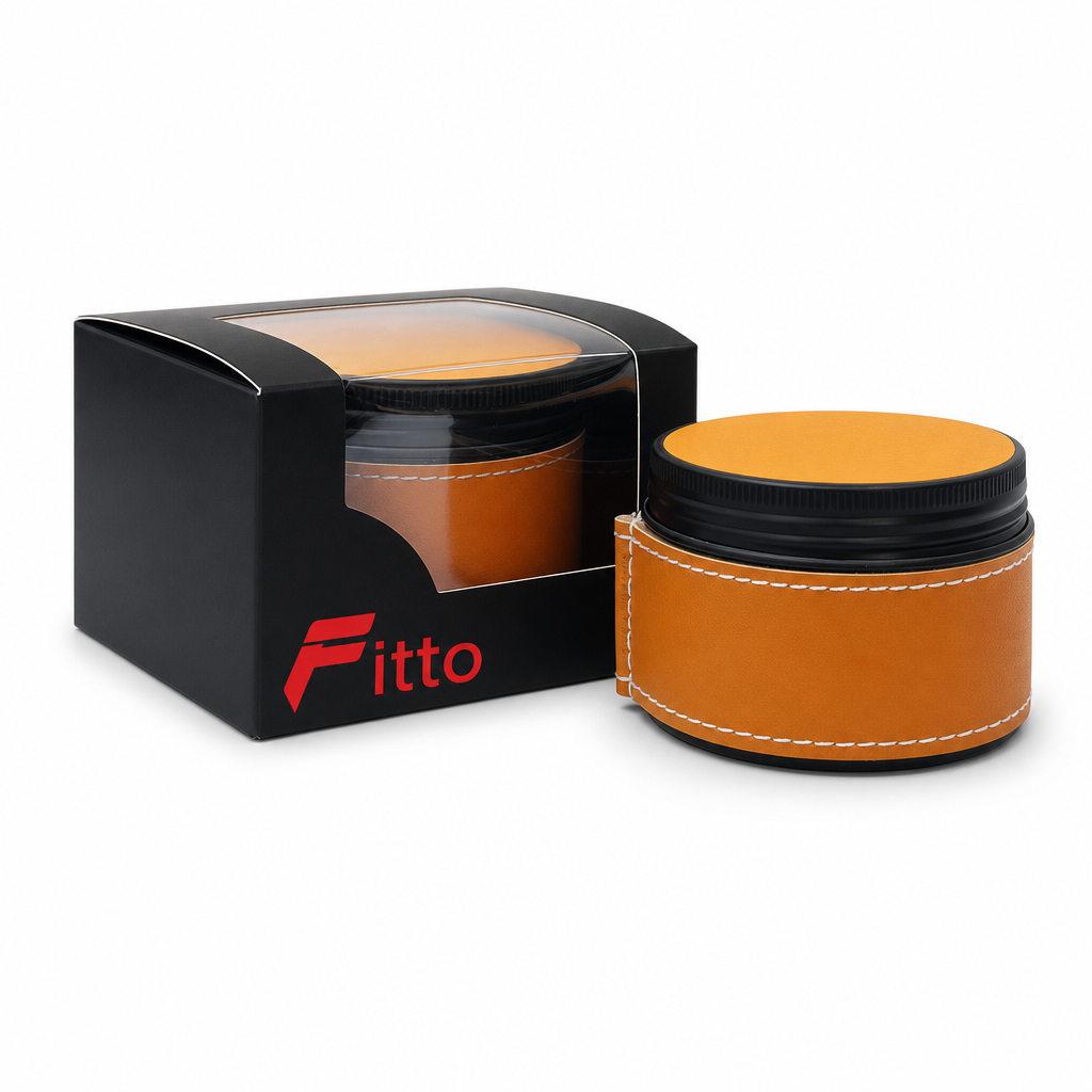 96 Pieces Car Fragrance, Orange, Round Jar With Retail Box, 1 Piece