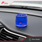 72 Pieces Car Air Fresheners Gel, New Car Scent, Blue, 8 x 8 x 7 cm