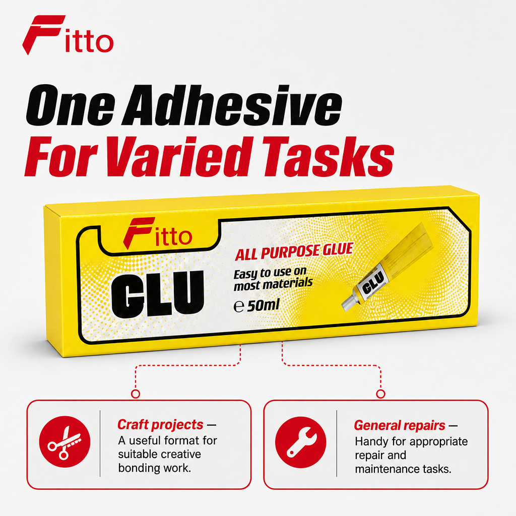 144 Pieces Multi-Surface Adhesives Glue, 50 ml, 1 Piece for Crafting, Repairs and General Bonding