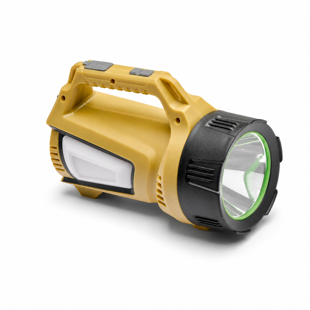 48 Pieces Portable Double-Sided LED Lights with USB and Type-C Charging, Yellow and Black, 1 Piece