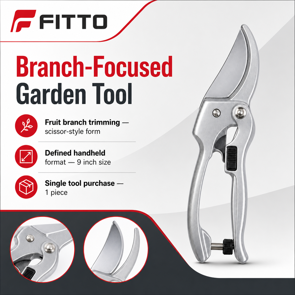 96 Pieces Fruit Branch Pruning Shears, 9 Inch Silver Garden Scissors, 1 Piece