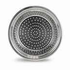 72 Pieces Stainless Steel Rice Strainer 29 cm, Round Kitchen Sieve for Rinsing and Draining