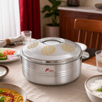 48 Pieces Stainless Steel Insulated Hot Pot, 5000 ml, Round Serving Pot, 1 Piece