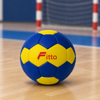 96 Pieces Handball Size 0 Yellow and Blue, Single Ball for Training and Recreational Play