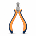 120 Pieces Mini Diagonal Side Cutting Pliers, 4.5 Inch, Orange Blue Silver, 1 Piece