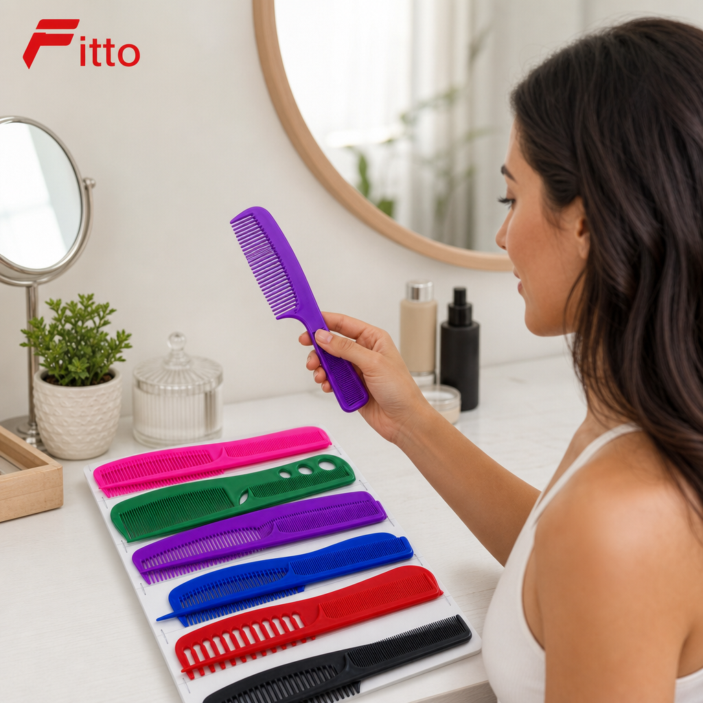 96 Pieces Hair Combs Set, Multicolour, 12-Piece Assorted Styling Combs