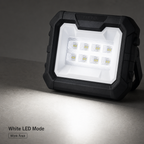 96 Pieces Solar-Powered LED Work Light, White and Red/Blue Emergency Modes, Portable Rectangular Light, 18 x 15 x 7 cm