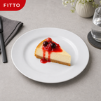 144 Pieces Dessert Plate, White, 7 Inch, Single Round Plate for Desserts and Small Servings