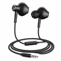 240 Pieces Wired Earphoneses, 3.5mm Stereo In-Ear Headphones with Cord, CH-915, Black, 1 Piece