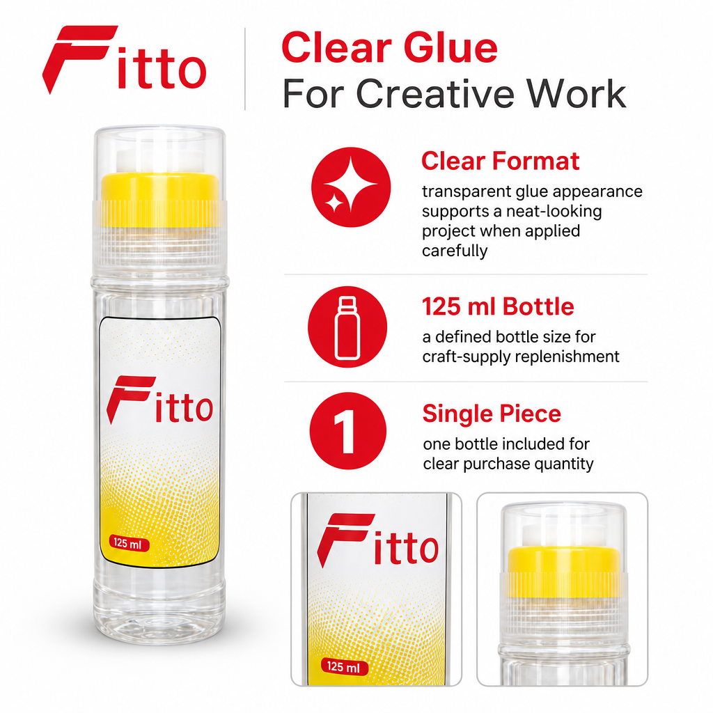 240 Pieces Clear Water Glue, 125 ml, 1 Piece