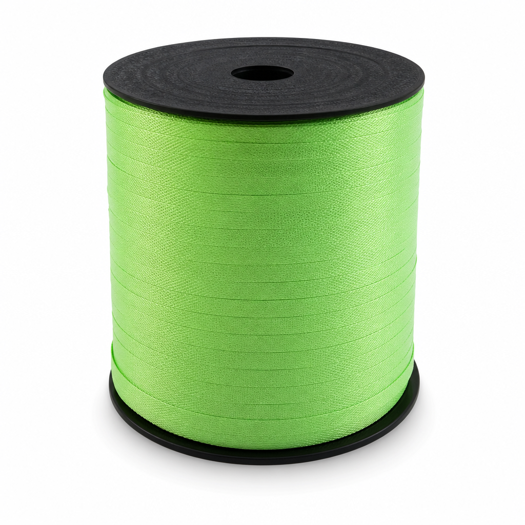 120 Pieces Green PP Ribbon Roll, 5 mm x 500 yd, Craft Decorating Ribbon for Wrapping, Bows and Floral Arrangements