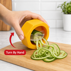 120 Pieces Manual Spiral Vegetable Cutter and Cucumber Slicer, Assorted Colour, 1 Piece, 22 x 8 x 5 cm