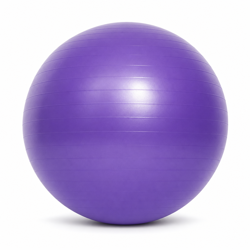 72 Pieces Exercise Ball for Fitness and Yoga, 85 cm Purple Ball for Core Training and Stretching