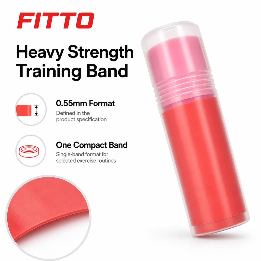 96 Pieces Resistance Bands for Exercise and Fitness, Heavy Strength, 0.55mm