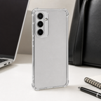 240 Pieces Clear Anti-Burst Protective Phone Cases with Reinforced Corners for Compatible Smartphone
