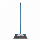 96 Pieces Angle Broom with Iron Handle, 120 cm, Assorted Colour