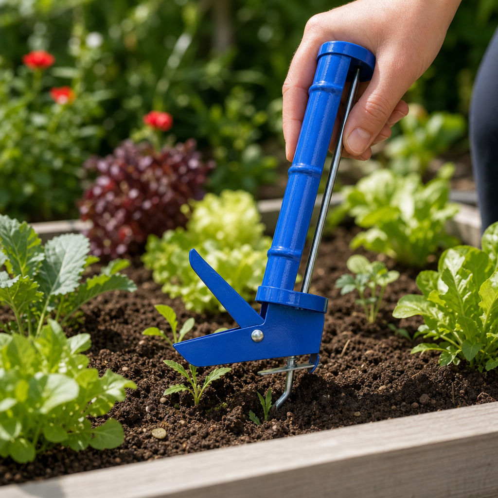 120 Pieces Hand Garden Hoe Weeder, 35 cm, Blue, 1 Piece