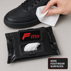 96 Pieces Shoe Shine Wipes, Portable Shoe Cleaning Pack for Quick Footwear Care