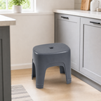 96 Pieces Plastic Step Stools with Carry Opening, Grey, 43 x 33 x 29 cm