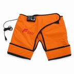 48 Pieces Electric Heated Shortses with Controller, Orange, 1 Piece