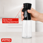 96 Pieces Spray Bottle with Clear Bottle Body and Black Sprayer, 1 Piece, 22 x 14 x 14 cm