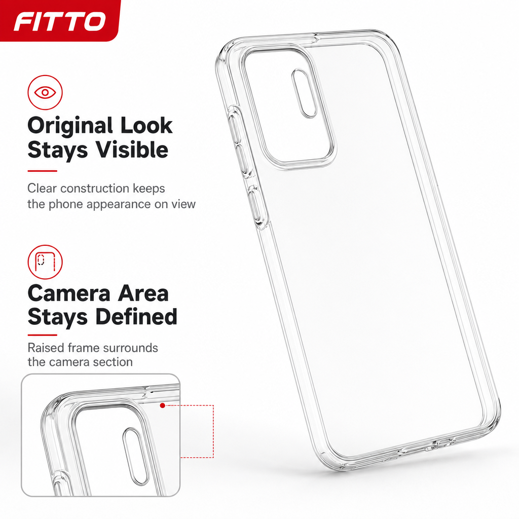 144 Pieces Crystal Clear Phone Cases with Raised Camera Frame for Galaxy A16 4G, Transparent