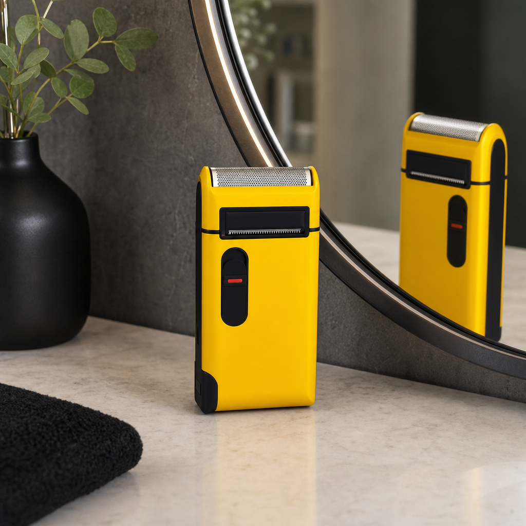 96 Pieces Hair Trimmers, Rechargeable Electric Trimmer with Adjustable Cutting Head, Yellow and Black, 1 Piece