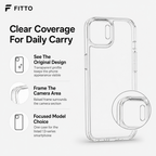 144 Pieces Phone Cases for 13-Series Smartphone, Crystal Clear Cover with Raised Camera Frame