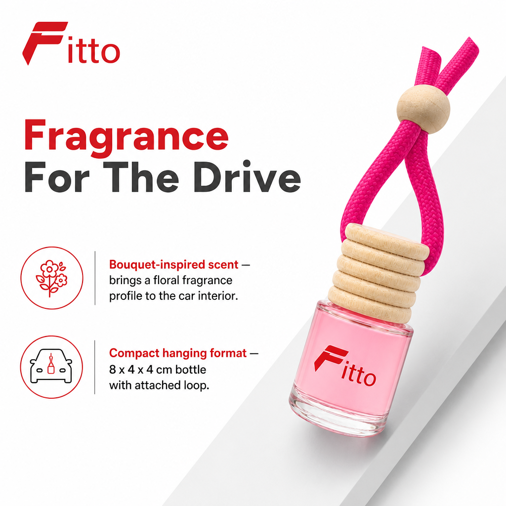 144 Pieces Hanging Bottle Air Freshener, Bouquet Scent, Car Interior Fragrance, 8 x 4 x 4 cm, 1 Piece