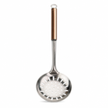 96 Pieces Rose Gold Stainless Steel Skimmer Spoon, 37 x 11 cm, 1 Piece