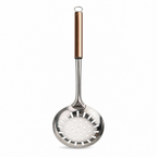96 Pieces Rose Gold Stainless Steel Skimmer Spoon, 37 x 11 cm, 1 Piece