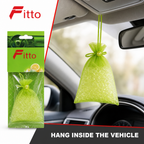 120 Pieces Car Air Fresheners, Lemon Scent, Hanging Fresh Bag, Green, 20 x 9 x 4 cm