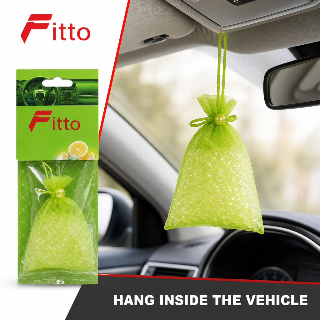 120 Pieces Car Air Fresheners, Lemon Scent, Hanging Fresh Bag, Green, 20 x 9 x 4 cm