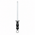 96 Pieces Knife Sharpeners Steel Rod, 10 Inch, Silver and Black, 1 Piece