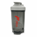 120 Pieces 500ml Shaker Bottle with Mixer Coil, Smoke Gray Sports Water Bottles for Gym and Fitness