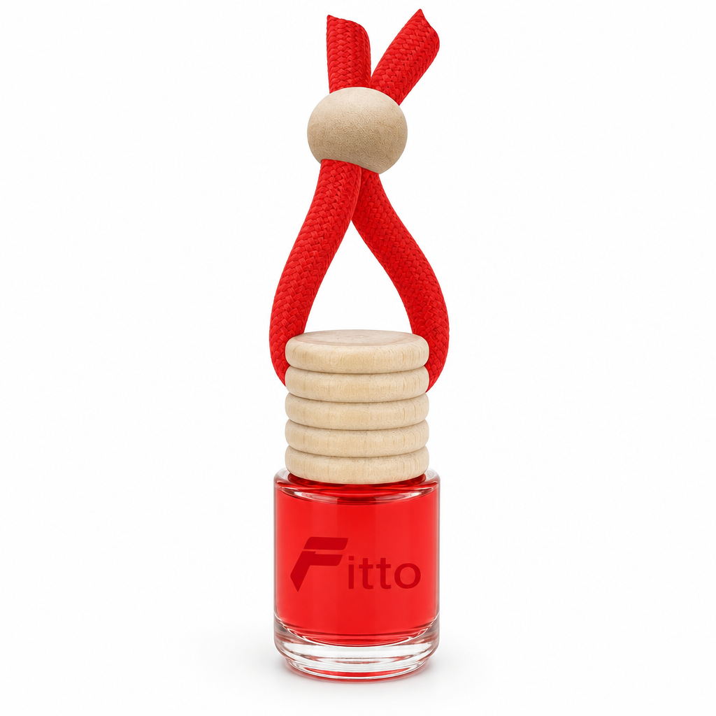144 Pieces Hanging Car Air Fresheners, Cherry Scent, 8 x 4 x 4 cm, Single Bottle