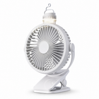 96 Pieces Portable Fans with Built-In Light, Clip-On and Hanging Design for Desk, Workspace and Indoor Use