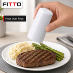96 Pieces Pepper Shakers, White, Single Tabletop Seasoning Dispenser, 10 x 5 x 5 cm