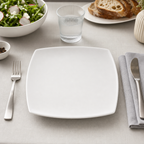 96 Pieces Dinner Plate, White, 13 Inch Rectangular Tablewares, Single Plate